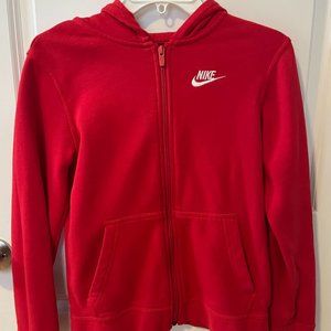 Nike Tops Red Nike Zip Up Hoodie Poshmark Nike Tops Red Nike Zip Up Hoodie Poshmark